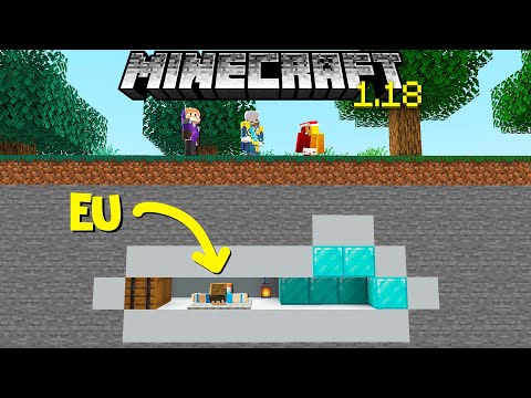 FIZ uma BASE SECRETA de UM BLOCO de ALTURA no Minecraft 1.18! – Creative Squad II #9
