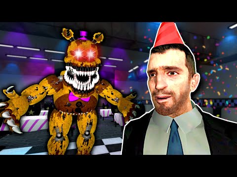 FNAF Pizzeria Party Turns into a SURVIVAL ! – Garry's Mod Gameplay