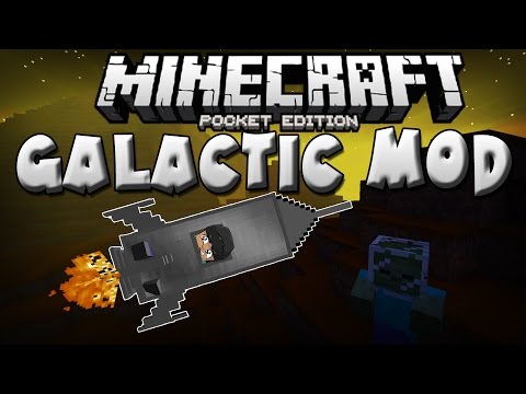 GALACTIC MOD in MCPE!! – Go To The Galaxy – Minecraft PE (Pocket Edition)