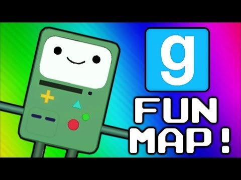 Gmod Adventure Map – 6 Challenges (Garry's Mod Sandbox Funny Moments)