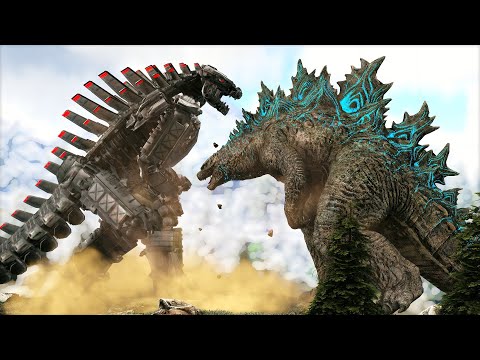 GODZILLA Vs. MECHA GODZILLA – ARK SURVIVAL EVOLVED – DINOSSAUROS