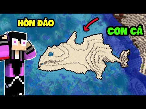 HÒN ĐẢO HÌNH CON CÁ ĐỘC NHẤT VÔ NHỊ TRONG MINECRAFT !! – 5 Mã Seed Bản Đồ Bạn Có Thể Chưa Biết
