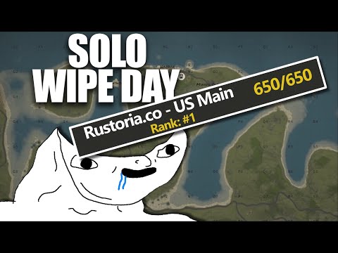 HOW I SOLO WIPE DAY on the #1 RANKED RUST SERVER | Rust Solo Survival (1 of 4)