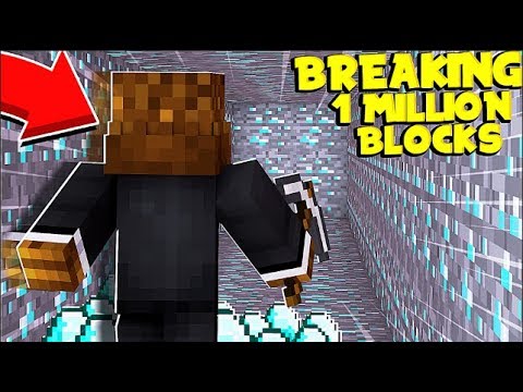 How Long Does It Take To Break 1,000,000 Blocks in Minecraft? | JeromeASF