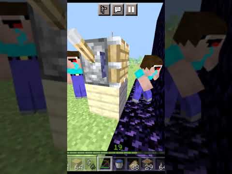 How noobs break a wall in minecraft (Hindi) #shorts
