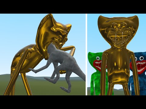 HOW STRONG IS GOLDEN NEW HUGGY WUGGY?! Garry's Mod [Poppy Playtime]