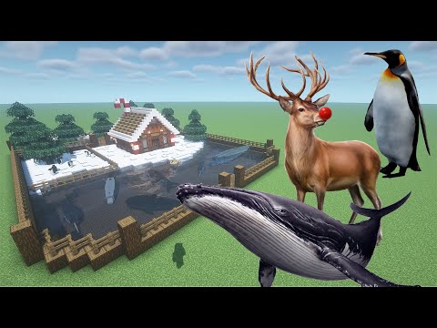 How To Make a Whale, Penguin, and Reindeer Farm in Minecraft PE