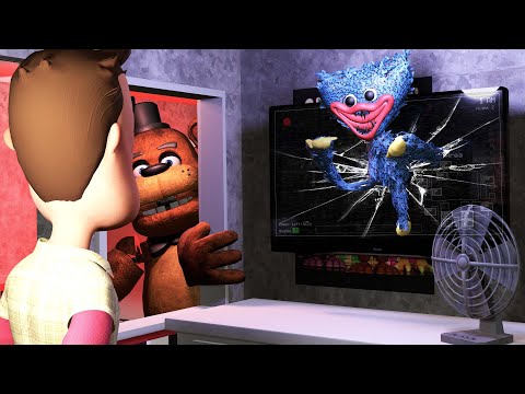 Huggy Wuggy Broke into my FNAF Pizzeria in Gmod?! (Garry's Mod)