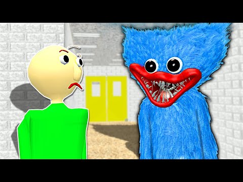 HUGGY WUGGY IN BALDI'S BASICS! – Garry's Mod Gameplay