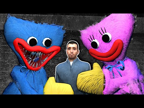 HUGGY WUGGY & KISSY MISSY ARE BOTH AFTER ME! – Garry's Mod Poppy Playtime