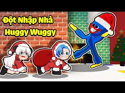 HUY NOOB ĐỘT NHẬP VÀO NHÀ HUGGY WUGGY TRONG MINECRAFT*HUY NOOB TẶNG QUÀ GIÁNG SINH CHO HUGGY WUGGY🎁🎄