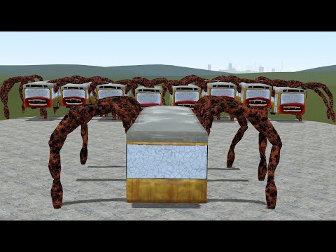 I BECAME BUS EATER!! Garry's Mod [Trevor Henderson Creature]