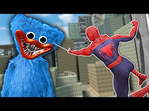 I became SPIDER MAN to defeat HUGGY WUGGY! – Garry's Mod Gameplay