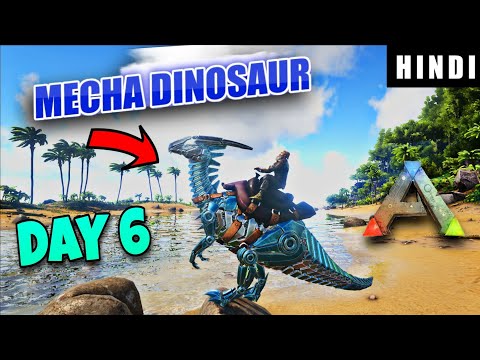 I CAUGHT THE ROBOT DINOSAUR ! | ARK Survival Evolved DAY 6 In HINDI | IamBolt Gaming