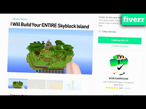 i paid strangers to do ALL the work on my Minecraft World & this is what happened..
