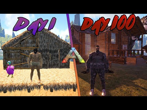 I Played 100 Days of Ark Survival Evolved… Here's What Happened