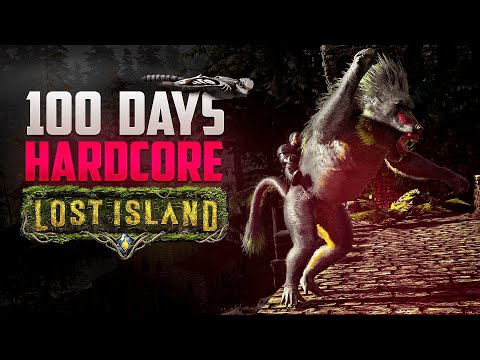 I Spent 100 Days Hardcore On LOST ISLAND in ARK and Here's What Happened