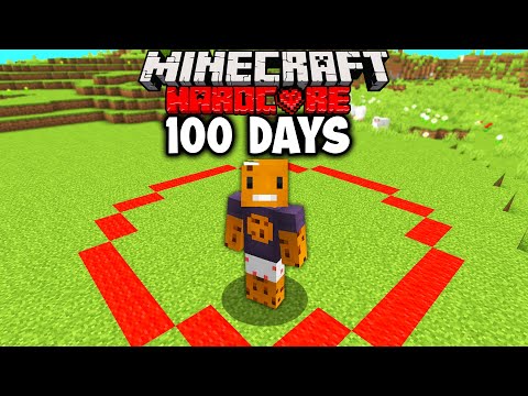 I Survived 100 Days in a SHRINKING CIRCLE in Hardcore Minecraft… Here's What Happened