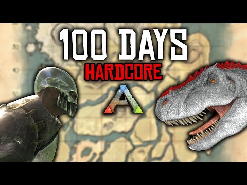 I Survived 100 Days In Hardcore Ark Survival Evolved… Here's What Happened