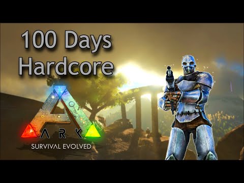 I Survived 100 Days in Hardcore ARK Survival Evolved – The Island – Part(1/2)