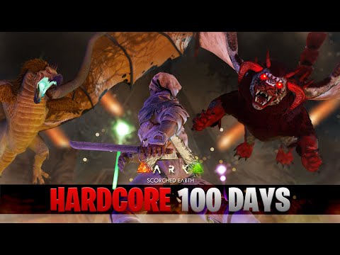 I Survived 100 Days on Scorched Earth during Fear Evolved – Hardcore ARK Survival Evolved