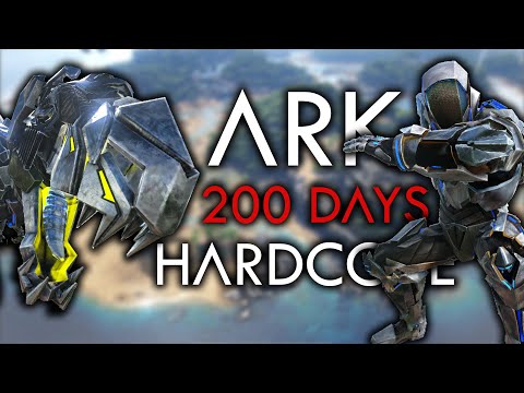 I Survived 200 Days In Hardcore ARK Survival Evolved… Here's What Happened