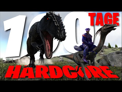 Ich Überlebte 100 Tage in HARDCORE ARK: Survival Evolved und das ist passiert…