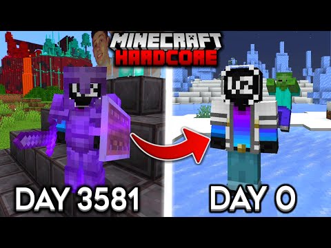 I'm STARTING OVER in Minecraft Hardcore…