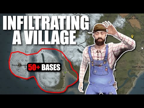 INFILTRATING a CHINESE ZERGS FARMER VILLAGE | Rust Solo Survival (1 of 4)