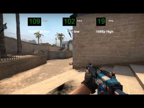 Intel HD Graphics 510 Intel Celeron G3900 Counter Strike Global Offensive CSGO Benchmark