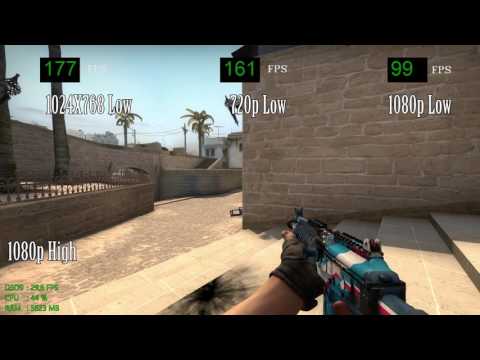 Intel HD Graphics 630 — Intel Core i3-7100 — Counter Strike Global Offensive CSGO Benchmark