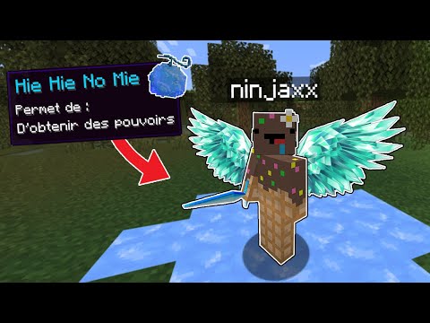 J'ai ajouté un Fruit du Démon Cheaté sur Minecraft..