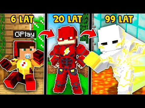 JAK GPLAY ZOSTAŁ NAJSZYBSZYM SUPERBOHATEREM FLASH i GODSPEED W MINECRAFT?! GPLAY & LAKI