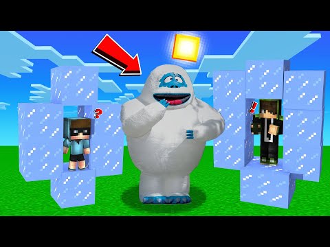 KAAN VE EFE KAR CANAVARI BULDU ! 😱 -Minecraft