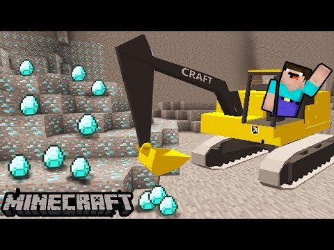 KOPARKA DIAMENTÓW – NOOB MINECRAFT !