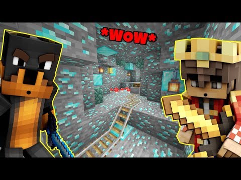 Kto Wykopie WIĘCEJ DIAMENTÓW? ABRA Vs ELVISOO w Minecraft!