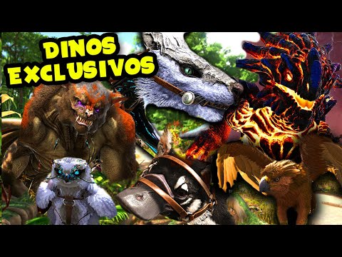 LOCALIZAÇÃO DE TODOS OS DINOS EXCLUSIVOS EM LOST ISLAND ARK: Survival Evolved