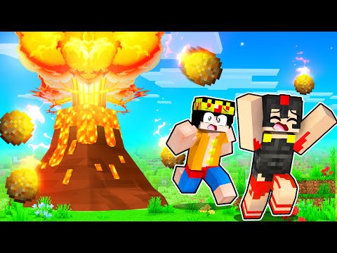 LOS COMPAS ESCAPAN del VOLCÁN en MINECRAFT 😱 NADIE SOBREVIVE A ESTE PARKOUR 99% IMPOSIBLE