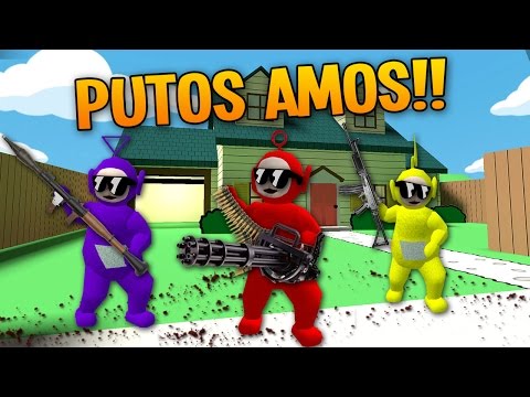 LOS TELETUBBIES ASESINOS Y FUMETAS | BUGGAZO DEL SIGLO | Death Run GARRY'S MOD  | TheCorvusClan