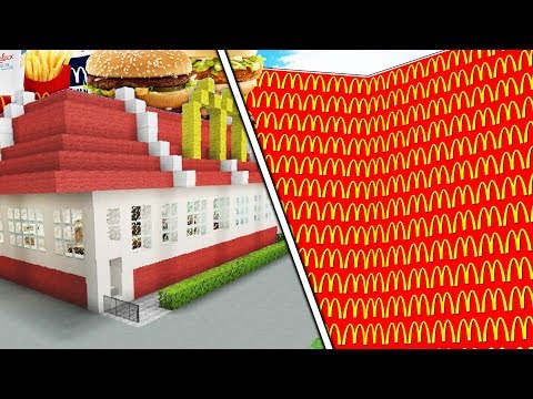 MINECRAFT 1V1V1V1 MCDONALDS LUCKY BLOCK WALLS! – MINECRAFT MODDED MINIGAME | JeromeASF
