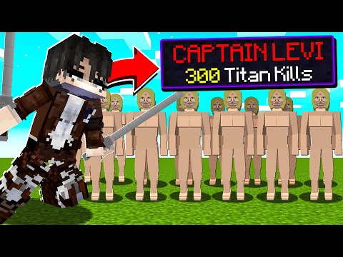 Minecraft, But I Made it ATTACK ON TITAN…
