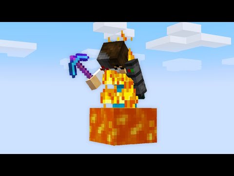 Minecraft, But It's Only 1 Lava Block…