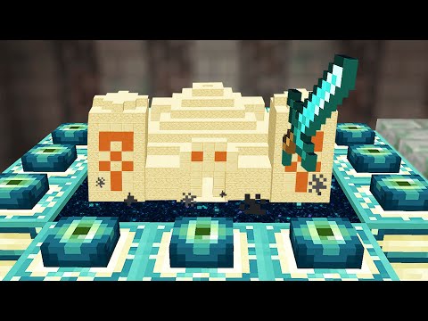 Minecraft but Structures Beat the game for you