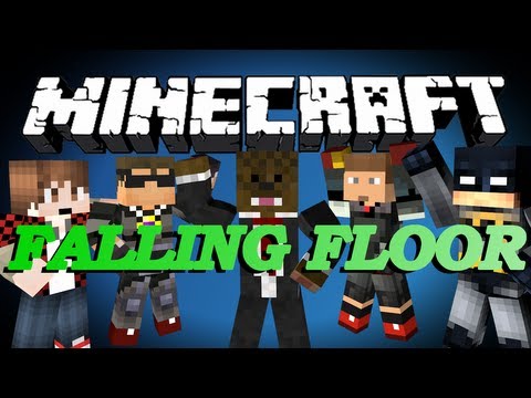 Minecraft FALLING FLOOR Minigame w/ SkyDoesMinecraft, BajanCanadian, xRPMx13 and LogDotZip