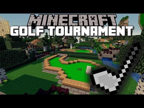 Minecraft GOLF MOD / INSANE GOLF TOURNAMENT AND BECOME THE WINNER!! Minecraft