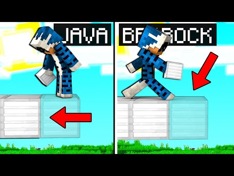 MINECRAFT: JAVA vs BEDROCK – 10 DIFFERENZE ASSURDE – ITA