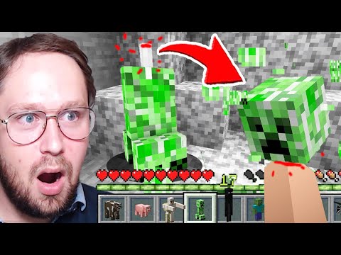 Minecraft, mais je peux MANGER Tout les Monstres du jeu…