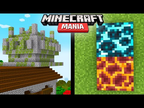 Minecraft Mania #1 TEMPLO EN MANSIÓN, LAVA AZUL