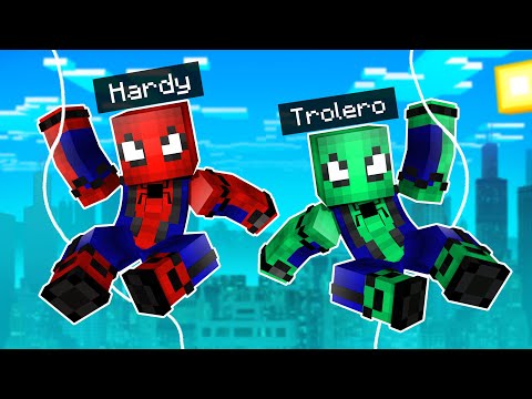 MINECRAFT pero NOS CONVERTI,MOS EN SPIDERMAN! 😱💥