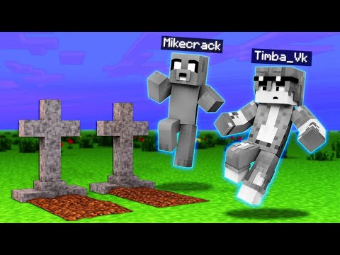 MINECRAFT pero SOMOS FANTASMAS POR 1 DÍA 😱👻 Los COMPAS y la ENTIDAD.EXE
